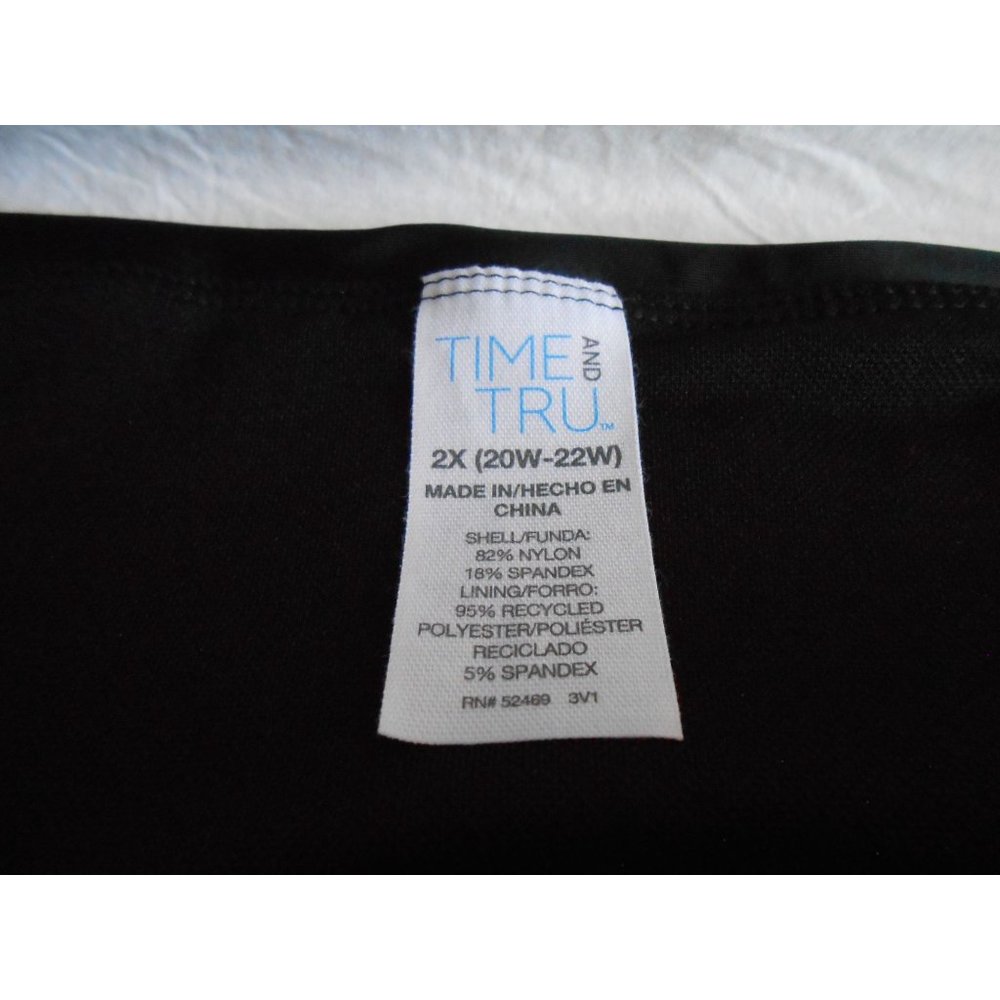 NEW Time And Tru Low Rise‎ Beaded Open Sides Bikini Swim Bottom Plus sz 2X 20-22 - Picture 2 of 3